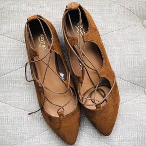 Strappy Ankle Ballerina Flats